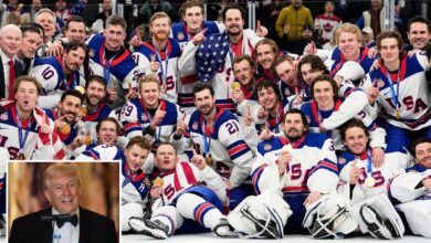 Trump invites gold-winning US men’s Olympic hockey team to State of the Union address, gushes over goalie Connor Hellebuyck in postgame phone call