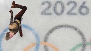 US skating star Ilia Malinin leads after near-perfect short program at the Olympics