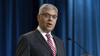 Acting CDC Director Bhattacharya addresses staff at all-hands meeting