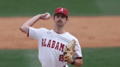 Alabama’s Tyler Fay pitches no-hitter against Florida for Tide’s first in a complete game since 1942