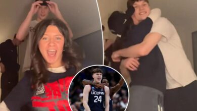 Braylon Mullins’ girlfriend celebrates his iconic March Madness shot