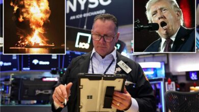 Dow falls 250 points as oil jumps 4%, Trump warns Iran they ‘better get serious soon’