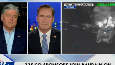 Fox News Split Screen Makes An Absolute Mockery Of Mike Waltz’s Trump Praise