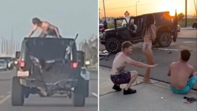 Half-naked twerking Texas spring breaker hurled from Jeep in viral video has died