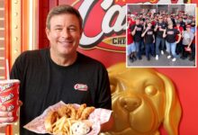Hollywood goes crazy as Raising Cane’s hits 1,000th location