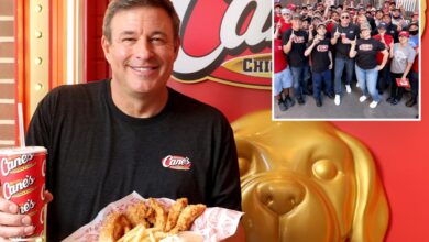 Hollywood goes crazy as Raising Cane’s hits 1,000th location