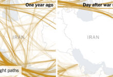 Iran War Forces Thousands of Flights to Divert