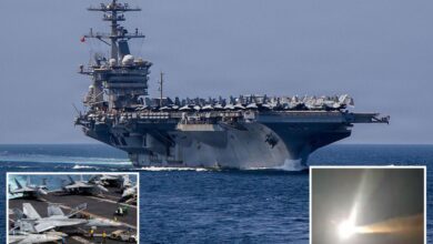 Iran says it fired missiles at USS Abraham Lincoln as Israel targets Tehran