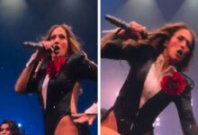 Jennifer Lopez Slips & Nearly Falls Hard During Las Vegas Residency, Video