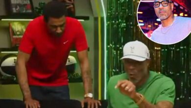 Kenyon Martin loses it on podcast producer in awkward moment