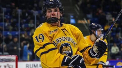 Long Island’s Ethan Wyttenbach finalist for college hockey’s Hobey Baker Award