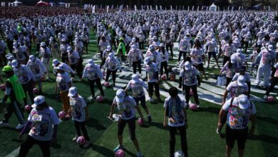 Mexico City sets the world record for the largest soccer class Mexico City sets the world record for the largest soccer class