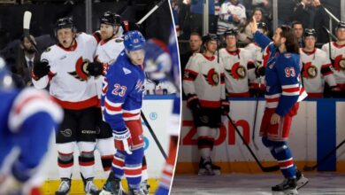 Rangers fall flat against Senators after honoring Mike Zibanejad’s milestone