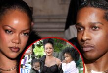 Rihanna Was at Home With Her 3 Kids During Shooting: Source