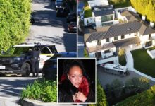 Rihanna’s Beverly Hills mansion is shot at while singer was home, woman, 30, arrested