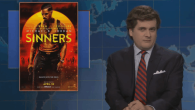 SNL Weekend Update Oscars, Tucker Carlson Segment SNL Weekend Update Oscars, Tucker Carlson Segment