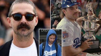 Shia LaBeouf beefs with LA Dodgers legend Mike Piazza