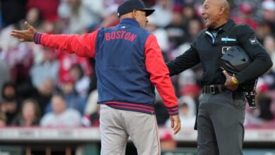 Umpire CB Bucknor has 6 calls overturned during one game in embarrassing ABS moment