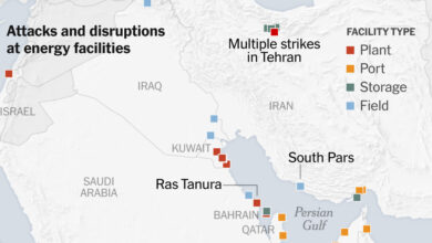 Where Oil and Gas Sites Have Been Attacked During Iran War