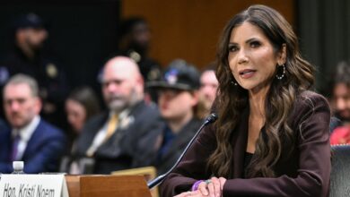 Noem declines to retract ‘terrorism’ comments about Alex Pretti during Senate hearing