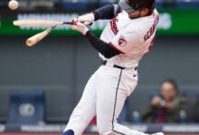 Chase DeLauter’s 2-run single, Williams’ strong start propel Guardians past Rays 3-1 to snap skid