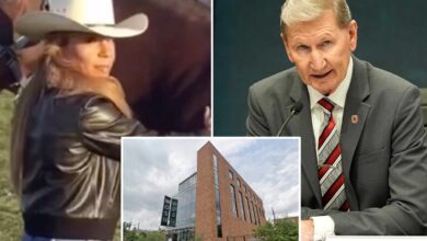 Ex-Ohio State president Ted Carter’s girlfriend would sneak through campus garage to get to his office, report reveals