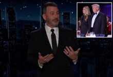 Jimmy Kimmel repeats ‘hateful’ joke about Melania Trump in attempt to defend himself