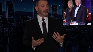 Jimmy Kimmel repeats ‘hateful’ joke about Melania Trump in attempt to defend himself