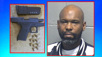 Man on federal weapons probation had loaded gun on Red Line, sheriff says