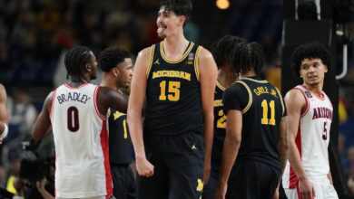 March Madness final is set as Michigan routs Arizona to bring on UConn showdown