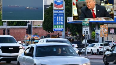 Oil prices briefly hit wartime high as Trump weighs new strikes on Iran