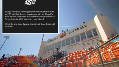 Oklahoma State softball game postponed after fatal crash involving team bus