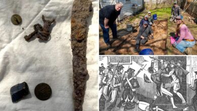 Revolutionary War artifacts discovered at site of infamous colonial American heist