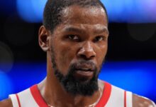Rockets’ Kevin Durant makes progress with injury but a return for Game 5 vs. Lakers seems unlikely
