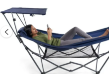 Camp in Comfort: The Ozark Trail Hammock with Canopy is a Walmart Must-Have!
