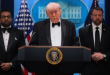 Shooter at White House press dinner had multiple weapons, one officer shot