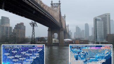 Snow, cold front headed for Northeast, including New York, putting spring on hold