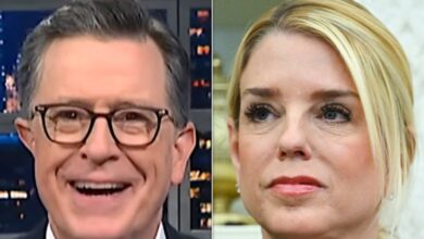 Stephen Colbert Taunts Pam Bondi With 5 ‘Heartfelt’ Words