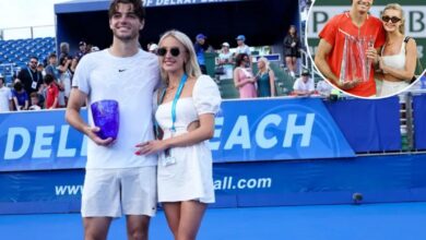 Tennis star Taylor Fritz, influencer girlfriend Morgan Riddle split after six years