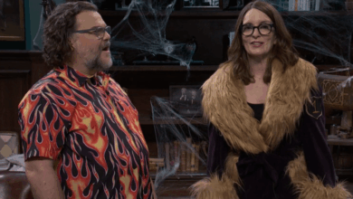 Tina Fey Crashes Jack Black’s SNL Five-Timer’s Monologue