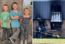 Wisconsin dad Joshua Kannin charged after allegedly leaving his 3 kids to die inside burning apartment while he saved himself