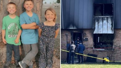 Wisconsin dad Joshua Kannin charged after allegedly leaving his 3 kids to die inside burning apartment while he saved himself