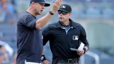 Yankees’ Aaron Boone rips ‘overly sensitive’ umps after ejection