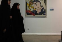 An Iranian museum holds a rare exhibit of American art, reflecting on war