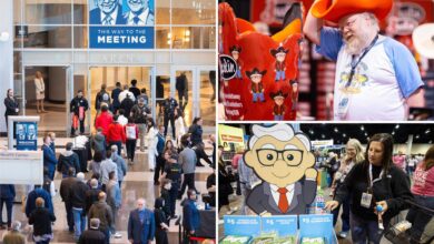 Crowd shrinks as Berkshire Hathaway’s new CEO leads the annual meeting for the first time Saturday