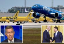 DOT Secretary Duffy blames Biden admin, Pete Buttigieg for Spirit Airlines’ failure