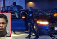 Driver charged with trying to murder 5 Chicago police officers by ramming car into them at street gathering