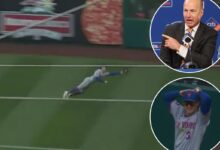 Gary Cohen breaks out SAT word to describe Carson Benge’s Mets catch