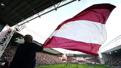 Hearts one point away from becoming Scottish champion and ending 41-year rule by Celtic and Rangers