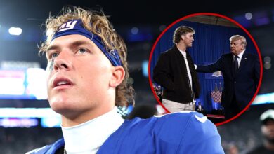 Jaxson Dart Speaks With Teammates After Trump Introduction Drama Jaxson Dart Speaks With Teammates After Trump Introduction Drama